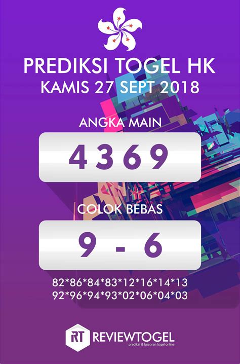 Prediksi HK Dapatkan Bocoran Angka Togel Hongkong ...